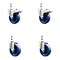 Service Caster 4 Inch 316SS Solid Polyurethane 1/2 Inch Threaded Stem Caster Lock Brake SCC, 2PK SS316TSTTL20S414-SPUS-121315-2-S2 - alternate 1